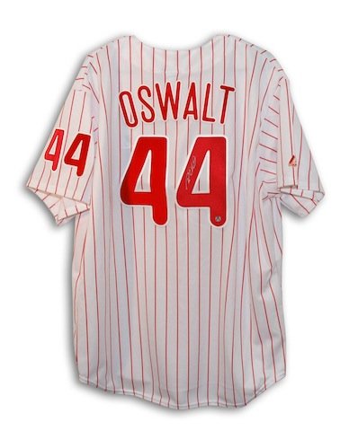Roy Oswalt Signed Philadelphia Phillies Majestic Jersey