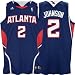 Joe Johnson Jersey: adidas Navy Swingman #2 Atlanta Hawks Jersey