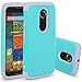 Moto X (2nd Gen) Case, LK [Shock Absorption] Hybrid Dual Layer Armor Defender Protective Case Cover for Motorola Moto X 2nd Generation (Teal)
