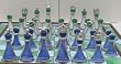 Royal Stained Glass Chess Set