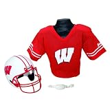 Franklin Sports Wisconsin Helmet/ Jersey Set