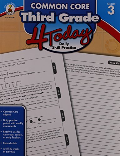 Common Core Third Grade 4 Today: Daily Skill Practice (Common Core 4 Today)