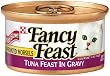 Fancy Feast Gourmet Cat Food, Marinated Morsels Tuna Feast in Gravy, 3-Ounce Cans (Pack of 24)