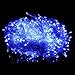 HDE Linkable LED String Lights Holiday Home Fairy Multifunction Wedding College Dorm Room Craft Decoration Expandable Rope Lights (100 Micro LEDS - Blue)