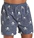 Nautica Men's Skulls & Crossbones Print Vintage Wash Boxer