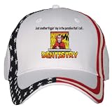 Just another friggin' day in the paradise that I call DENTISTRY USA Flag Hat / Baseball Cap
