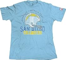 Reebok San Diego Chargers Light Blue Vintage American Football League T Shirt