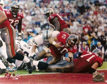 Mike Alstott Tampa Bay Buccaneers Super Bowl 37 8x10 Color Photo