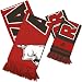 ARKANSAS RAZORBACKS KNIT STADIUM REVERSIBLE SCARF WOVEN GRAPHICS BY ADIDAS - NCAA LICENSED