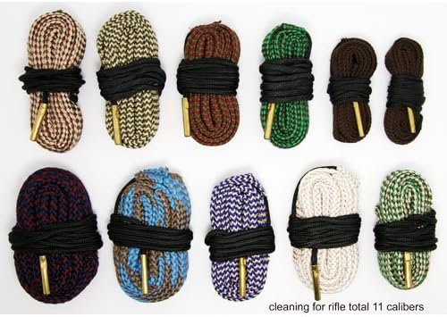 50pcs can mix styles Model choice Bore color snake cleaning kit for all caliber & all gauge rifle pistol & shotgun, gun brush