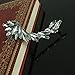 Crystal Crescent Shape Rhinestone Right Ear Cuff Clip Silver Earring Stud 1pc