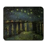 Vincent Van Gogh - Starry Night Over the Rhone Large Mousepad