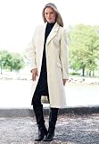 Jessica London Plus Size ¾ Length Wool Coat - Petite