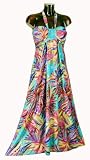 BNWT MONTY Q SUMMER BANDEAU MAXI DRESS EMPIRE B11 SIZE 10 -PLUS SIZE 28