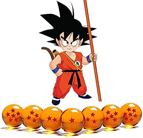 Imoch® Acrylic Dragonball Replica Ball Set of 7 (Large/76MM) Free, One Set