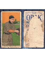 1910 obak (T212) 175 subjects (Baseball) Card# 44 Custer of the seattle Fair Condition