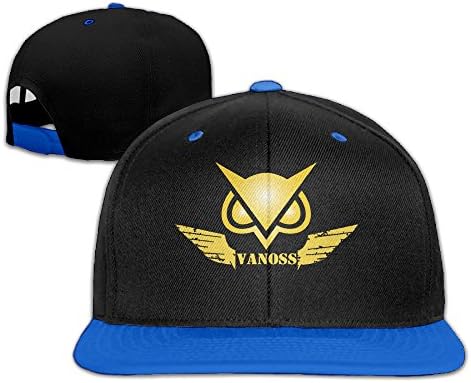 Youth REBORN Golden VanossGaming Logo Plain Adjustable Snapback Hats Caps RoyalBlue