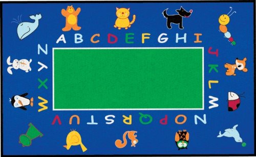 Learning Carpets ABC Animals Rug - Rectangular Large
