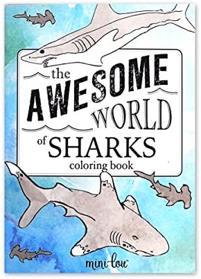 The Awesome World of Sharks Coloring Book