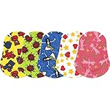 Ortopad Elite Girls Eye Patches - Patterns with Glitter Accents, Regular Size (50 Per Box)