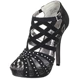 Naughty Monkey Womens Carumba Open-Toe Pump