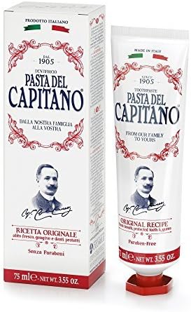 Pasta del Capitano Toothpaste Recipe 1905 Original 75ml by CICCARELLI SpA