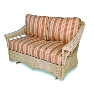 Nantucket Loveseat Glider Fabric: Riverside by