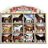 Melissa and Doug Pasture Pals - 12 Horses