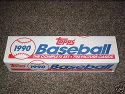 1990 Topps MLB Baseball Cards Complete Factory Set (792 picture cards)
