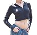 

Long Sleeve Fitted Crop Hoodie