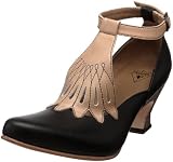 John Fluevog Women's Everest Slingback Pump,Black/Natural,8 M US
