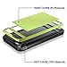 iPhone 6 Case, Vofolen Impact Resistant Protective Shell iPhone 6S Wallet Cover Shockproof Rubber Bumper Case Anti-Scratches Hard Cover Skin Card Slot Holder for iPhone 6 6S (Lime)