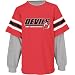 Sporting Goods : Reebok New Jersey Devils Youth Faux Layered Crew
