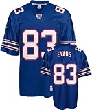 Lee Evans Jersey: Reebok Blue Replica #83 Buffalo Bills Jersey - Large