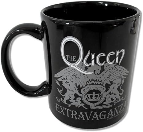 Queen Extravaganza Black Ceramic Mug