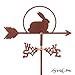 RABBIT Mini Flower Pot Weathervane