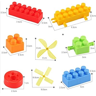 ComeLove 3D Fashion 128 Pieces Sort Shape Kids Green Gift Toys