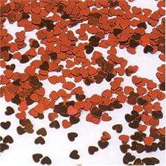 Deko Konfetti Box 5,5x3,5 cm Herz rot