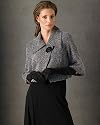 Tweed capelet