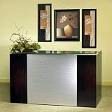 Eclipse Reception Desk with Glass Top