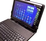 Acer A500 Faux Leather Case with Built-in USB Keyboard Customized for A500 by GSAstore (Tablet NOT Included)