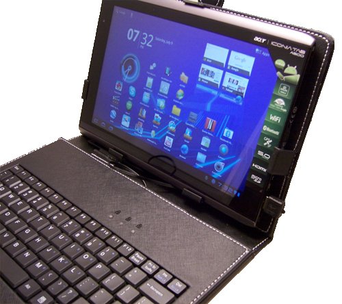 Acer Iconia A500 Case  built-in USB Keyboard. 