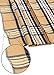 Scarfand Plaid Tartan Checker Block Infinity Scarf (CF Camel)