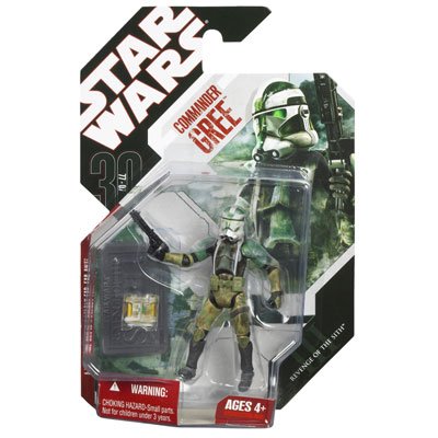 Star Wars Saga 2008 30th Anniversary Wave 1 Action Figure Commander Gree