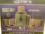 4GAMERS 5.1 SPEAKER SYSTEM ( FOR USE WITH...PS2, XBOX AND DVD PLAYERS)