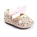 Kuner Baby Girls Lace Flowers Bow Mary Jane Princess Shoes No-Slip First Walkers Shoes