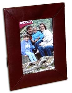 Two-Tone Leather 4 x 6 Photo Frame