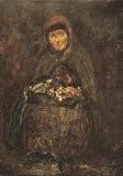 La Mere Gerard by James Mcneill Whistler. Art Print GICLEE on CANVAS 15 inches width by 18 inches height. Highest Quality