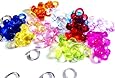 Pack of 10 Dazzling Cute Bear Loom Charms for Silicone Band Loom Bracelets (CB)