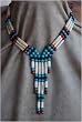Elk bone-Turquoise-Coral